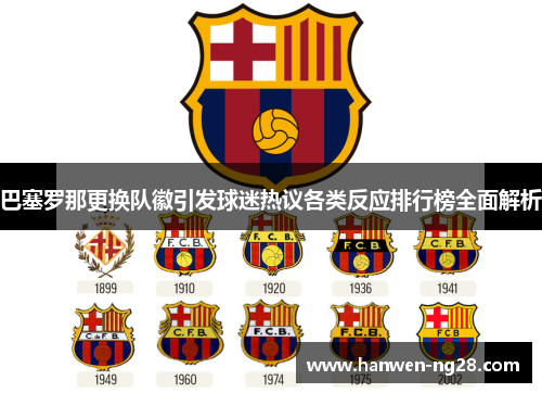 巴塞罗那更换队徽引发球迷热议各类反应排行榜全面解析